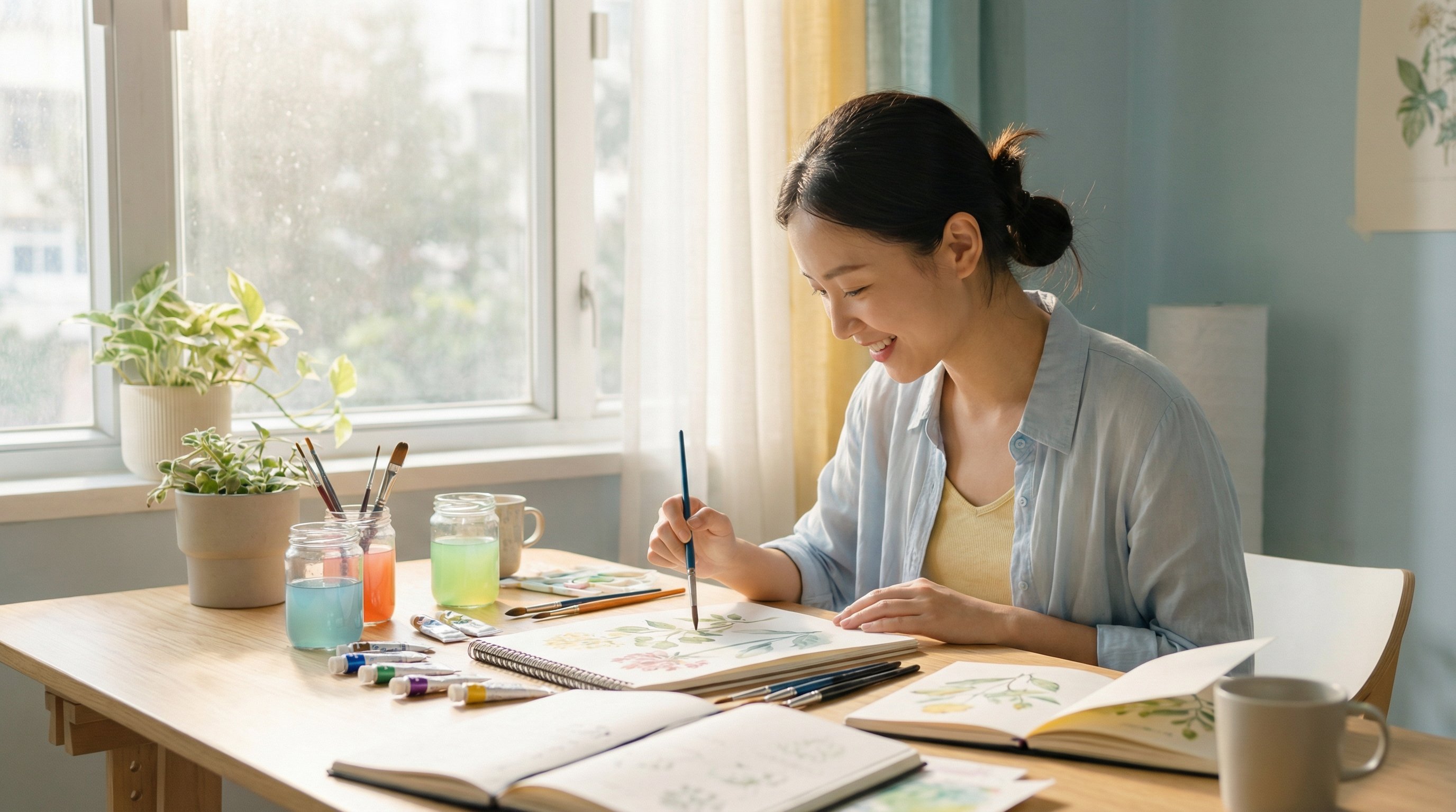 妻社传媒 - 水彩绘画教程